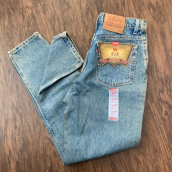 Levi's Denim - Deadstock 512 levis slim fit tapered leg
